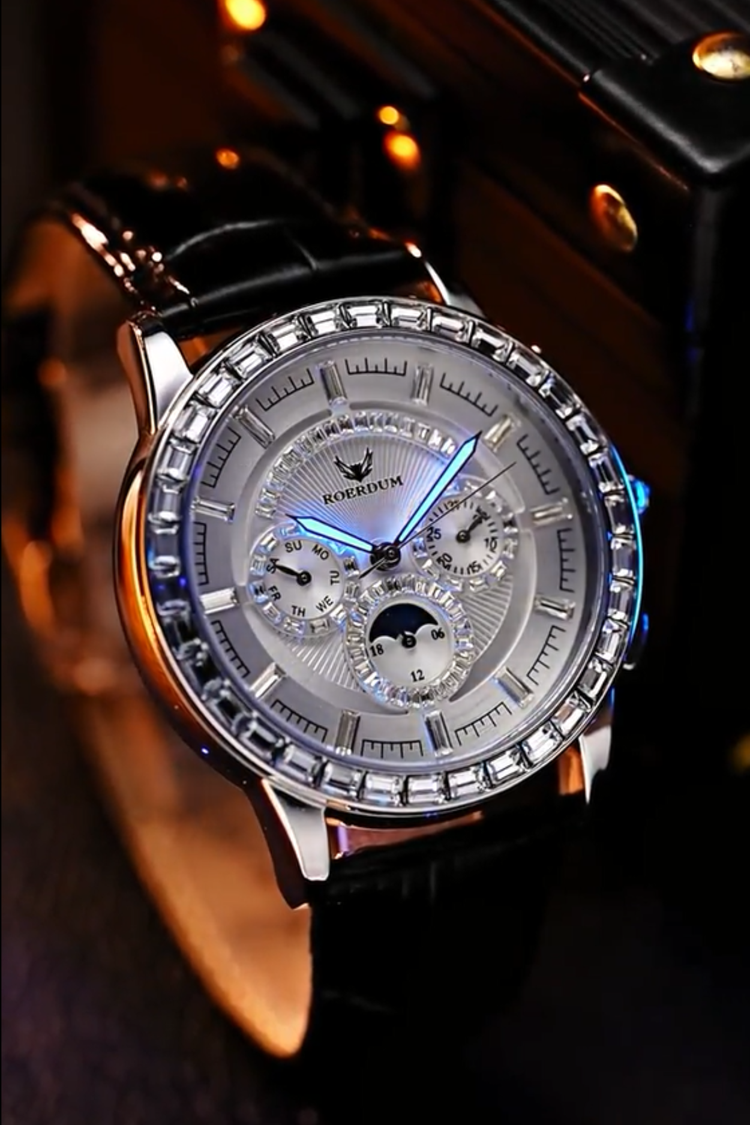 Roerdum Stellar Moonphase Crystal Chronograph Watch