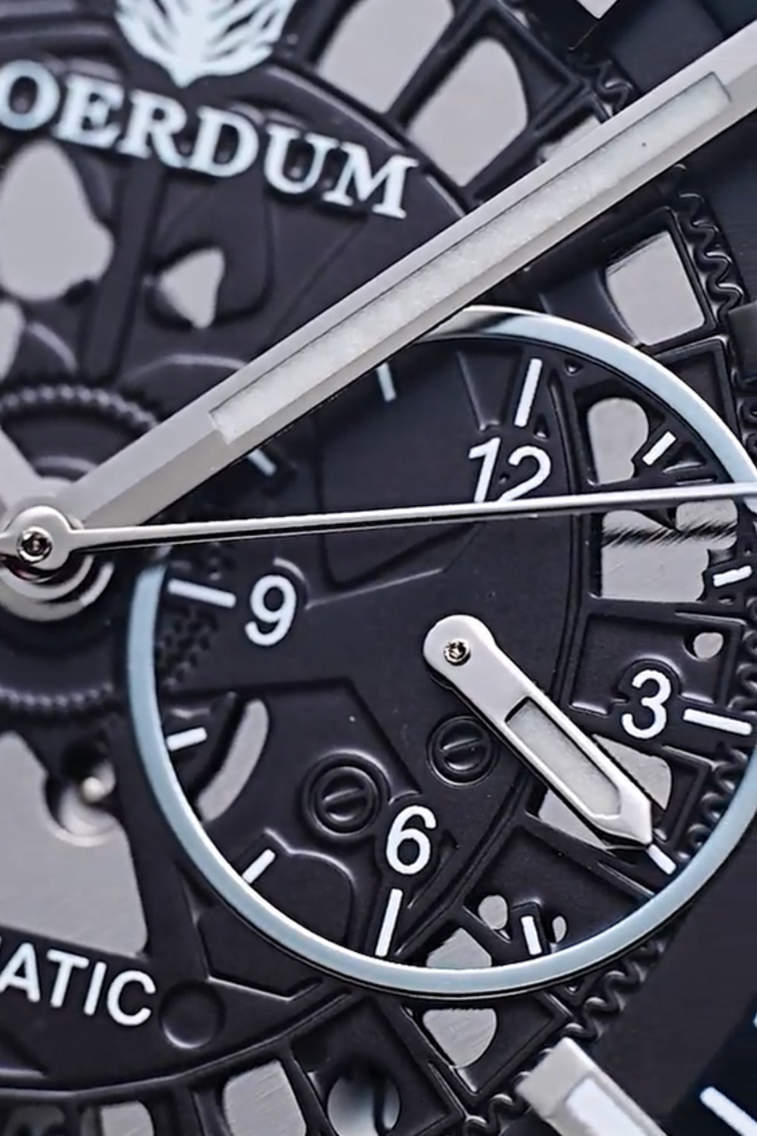Roerdum Titan Skeleton Automatic Chronograph Watch