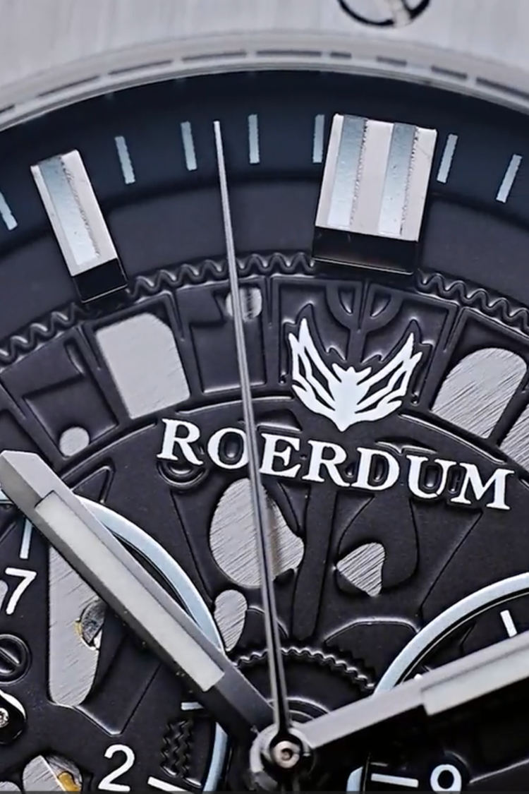 Roerdum Titan Skeleton Automatic Chronograph Watch