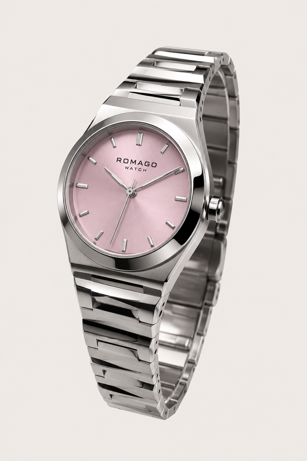 Romago Classic Elegance Silver Blush Watch