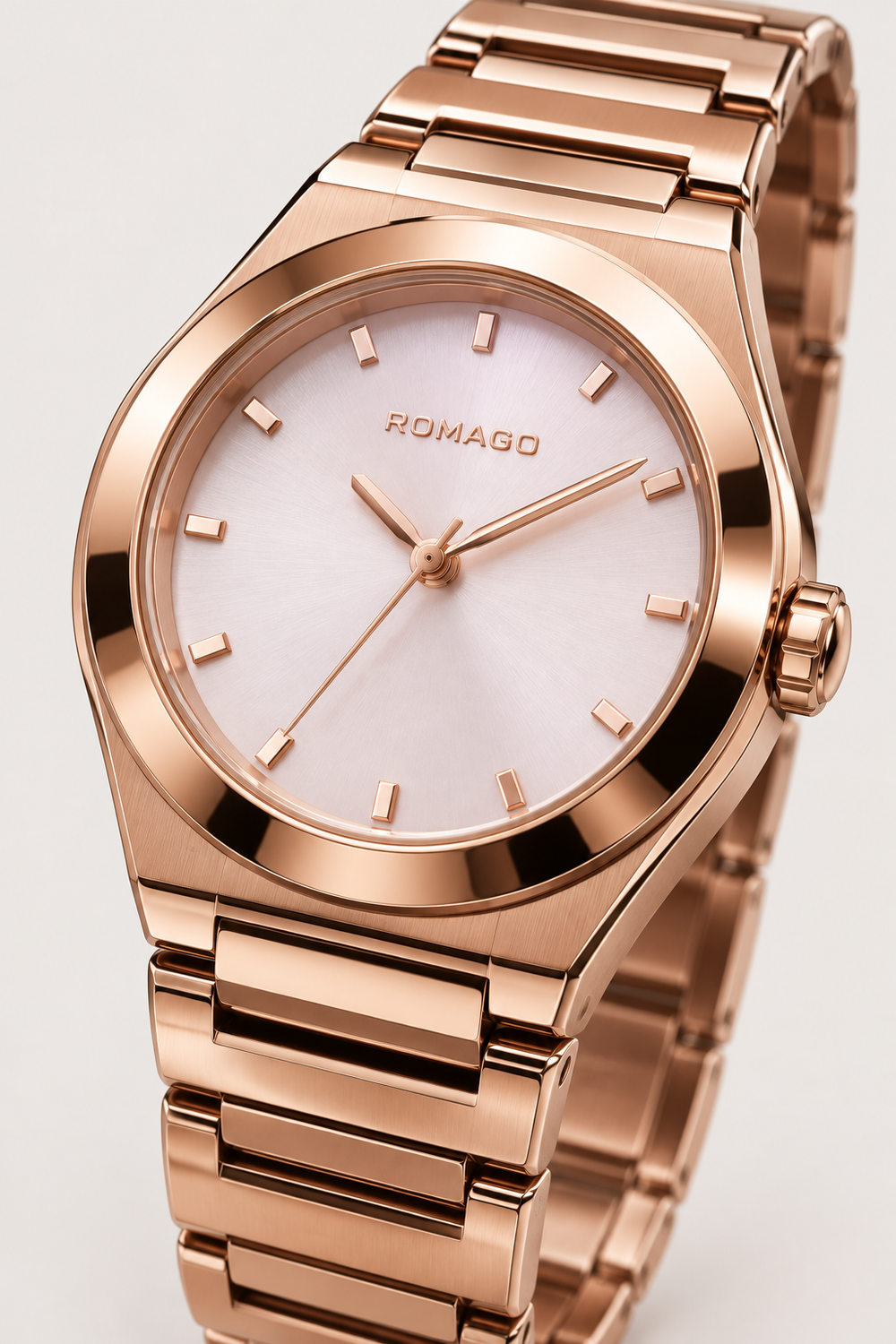 Romago Classic Grace Rose Gold Blush Watch