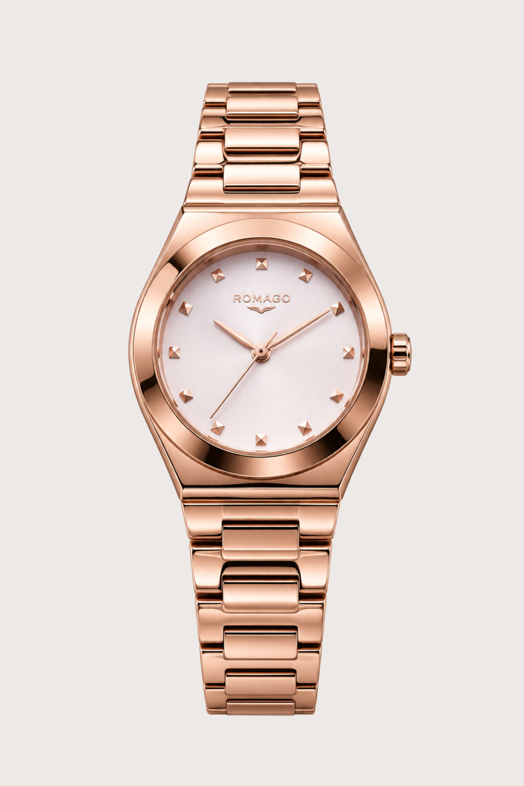 Romago Classic Grace Rose Gold Blush Watch