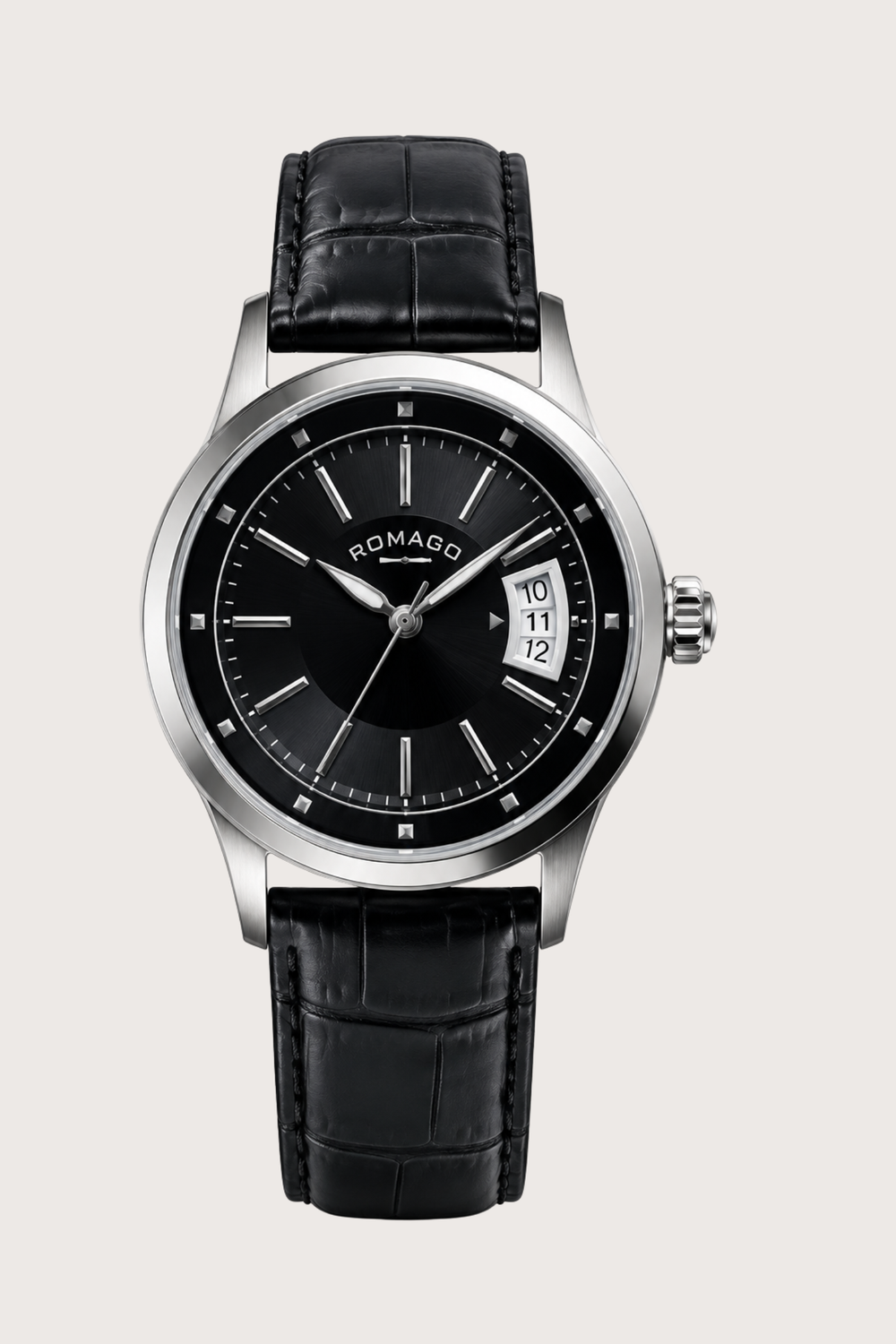 Romago Classic Prestige Noir Dial Automatic Watch