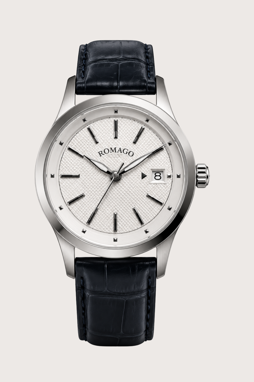 Romago Classic Prestige White Dial Automatic Watch