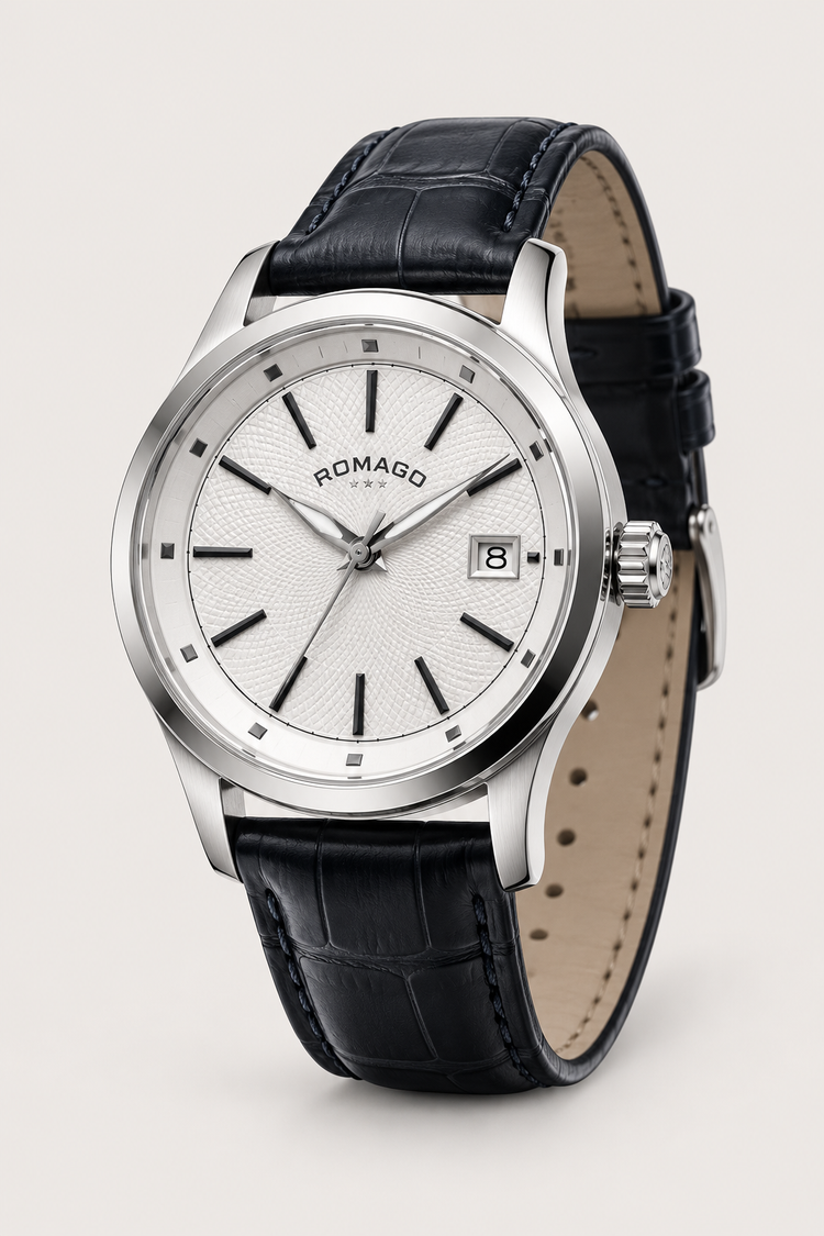 Romago Classic Prestige White Dial Automatic Watch