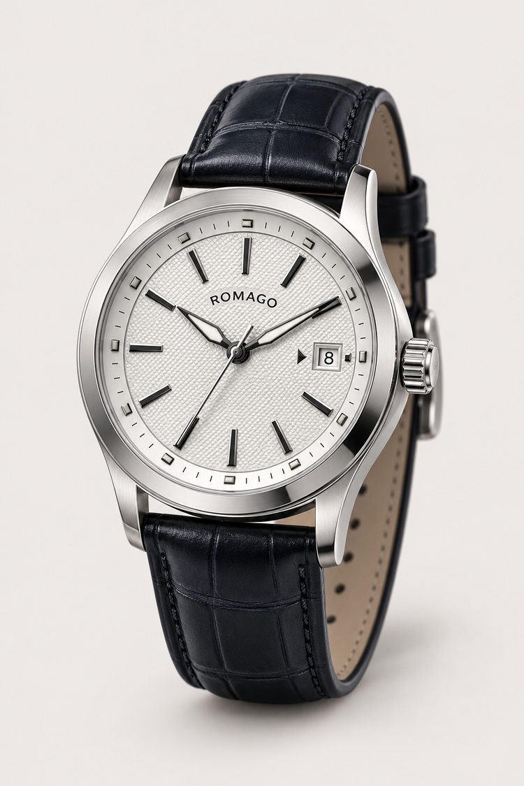 Romago Classic Prestige White Dial Automatic Watch