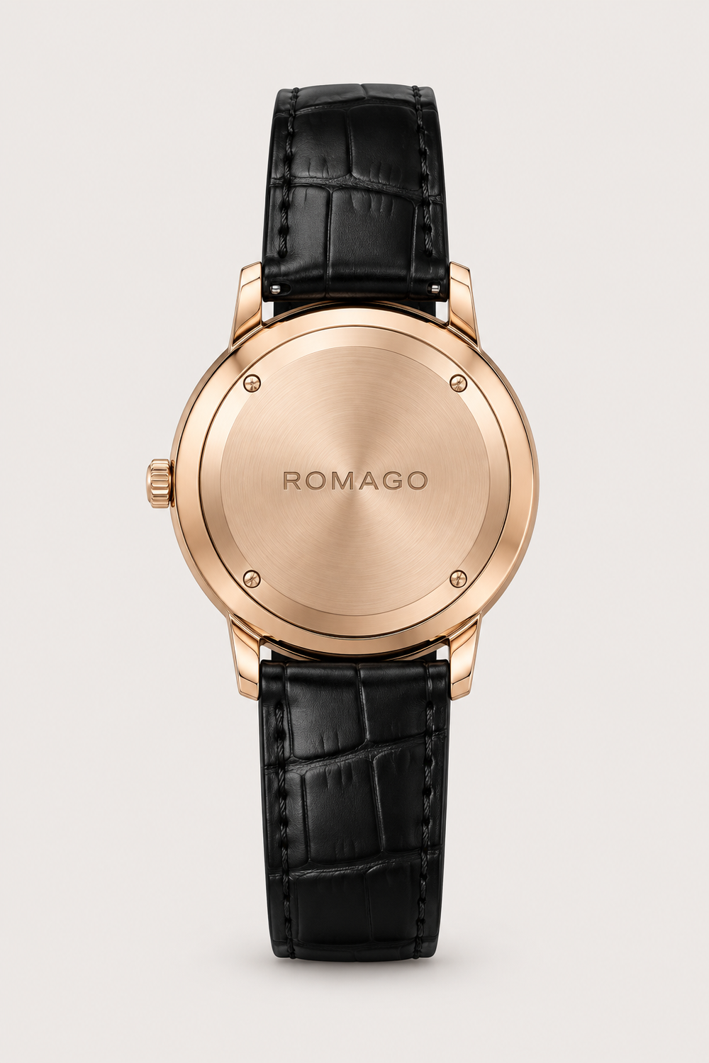 Romago Diamond Halo Pearl Dial Watch