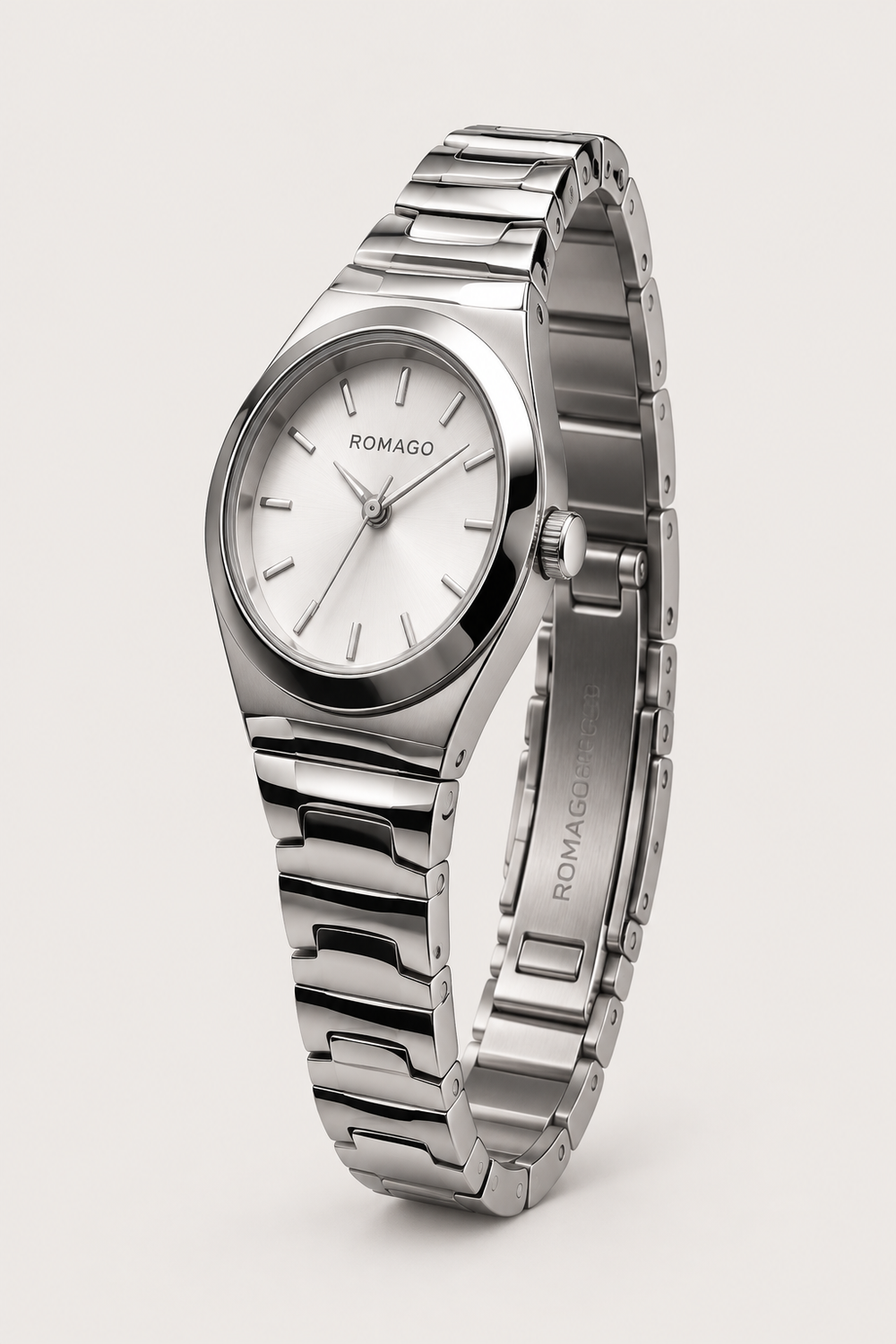 Romago Elegance Silver White Watch