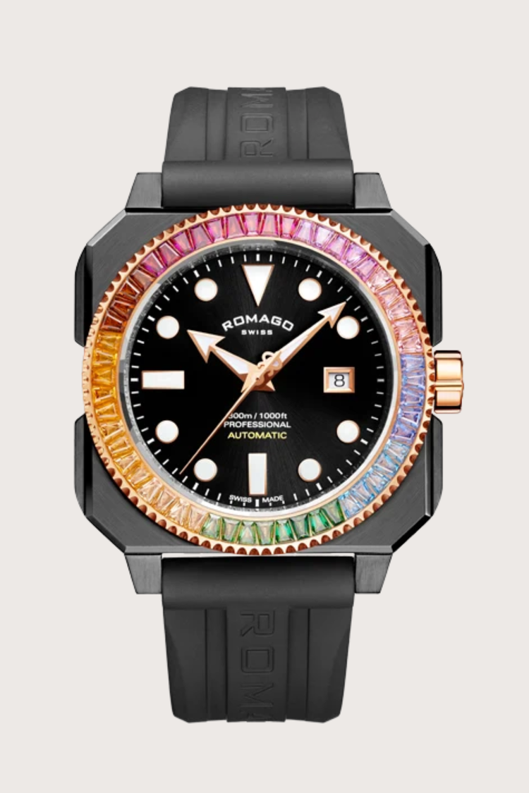 Romago Proaquanaut Rainbow Swiss mechanical Automatic Watch