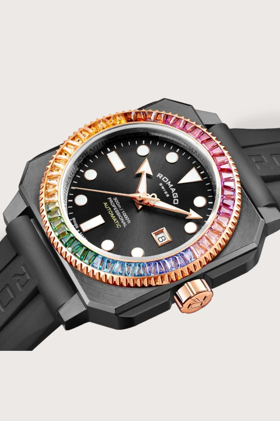 Romago Proaquanaut Rainbow Swiss mechanical Automatic Watch
