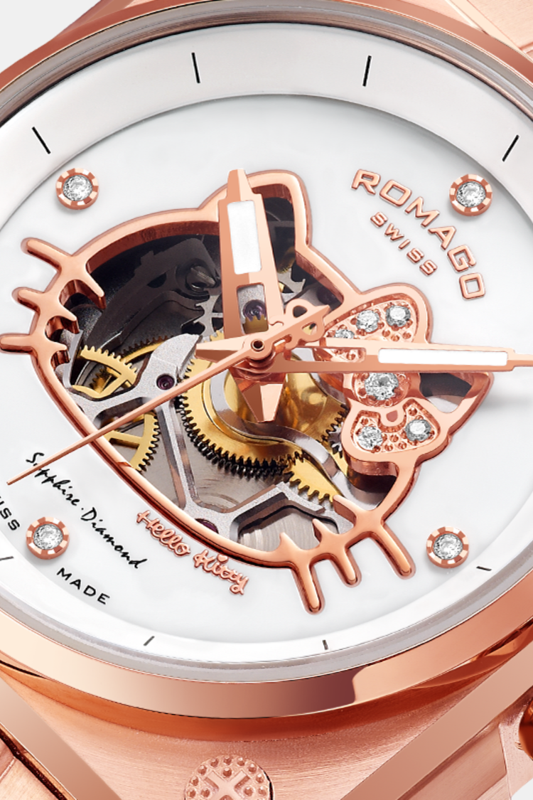 Romago X Hello Kitty Luxury Square Automatic Watch
