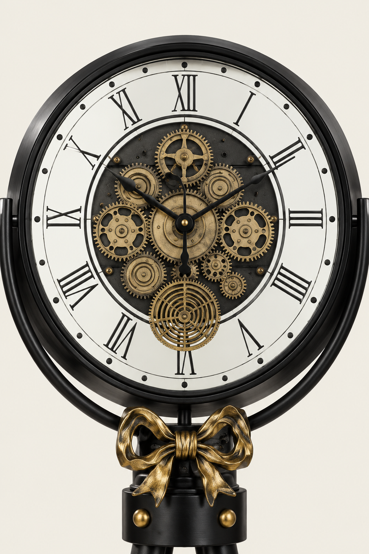 Roman Gearwork Luxury Tripod  Floor Clock