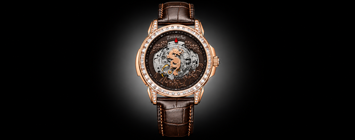 Draconis | Golden Brown Dragon Automatic Watch | A Mclaro Edition Watch (42637485)