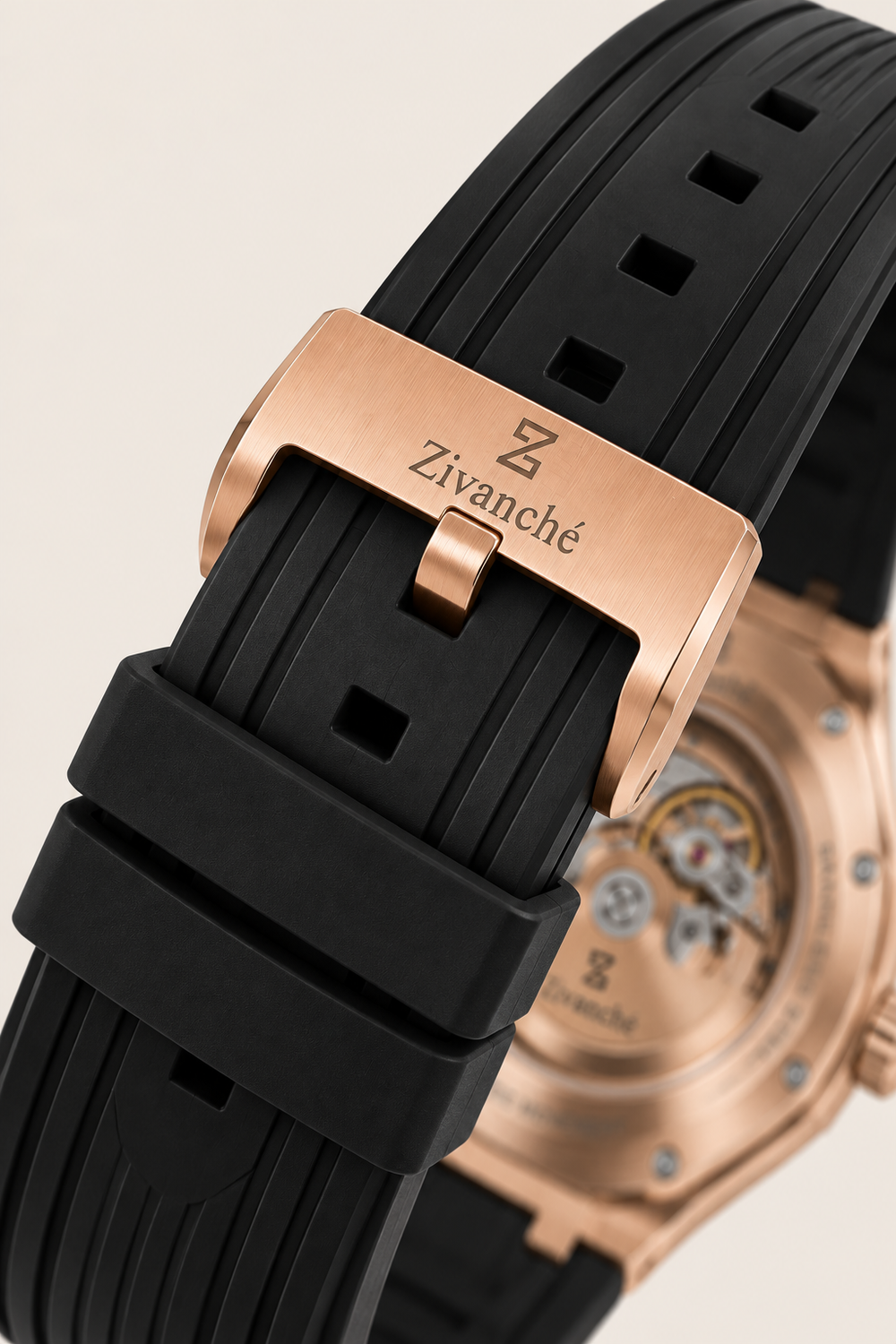 Rosegold Stardust Crystal Elegance Sapphire Watch