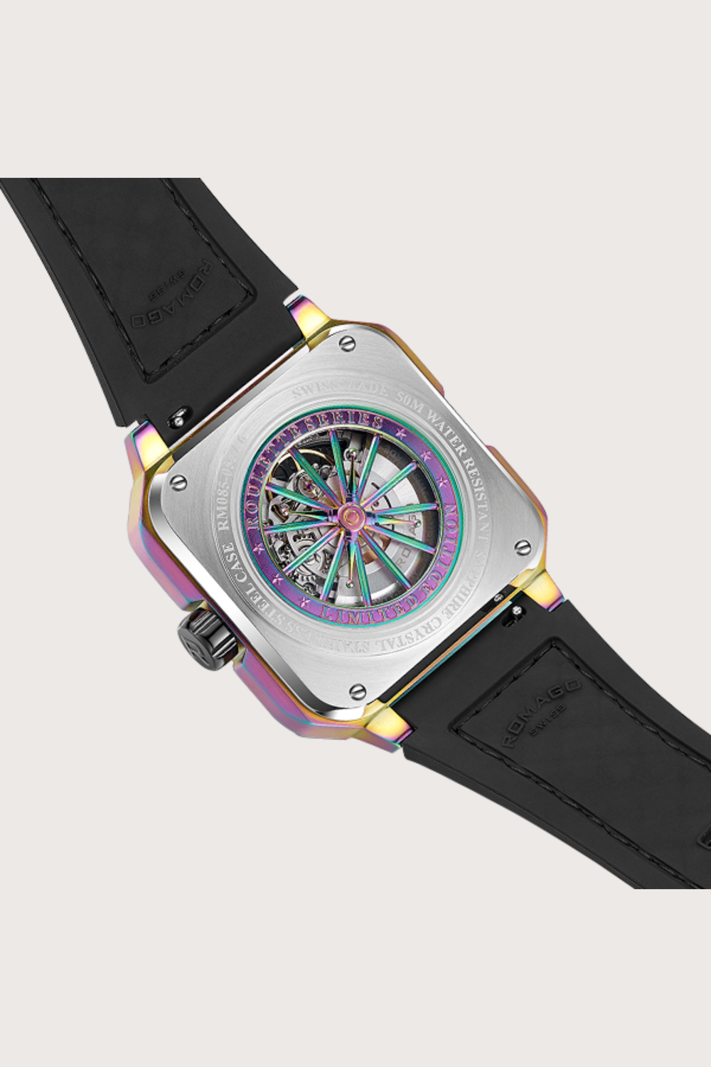 Roulette Master Casino Multicolor Automatic Watch