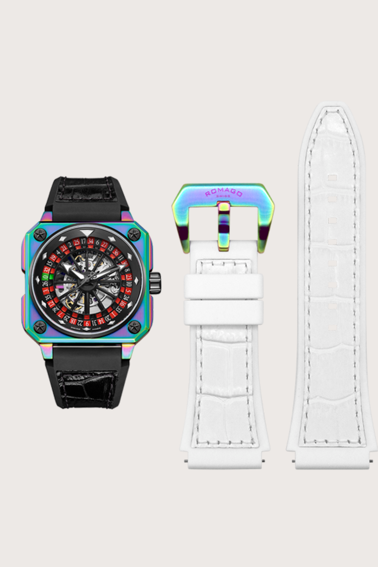 Roulette Master Casino Multicolor Automatic Watch