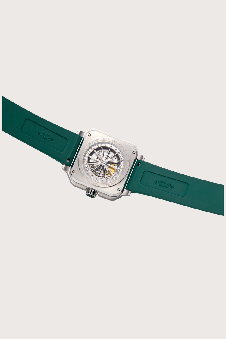 Roulette Master Casino Green Automatic Watch