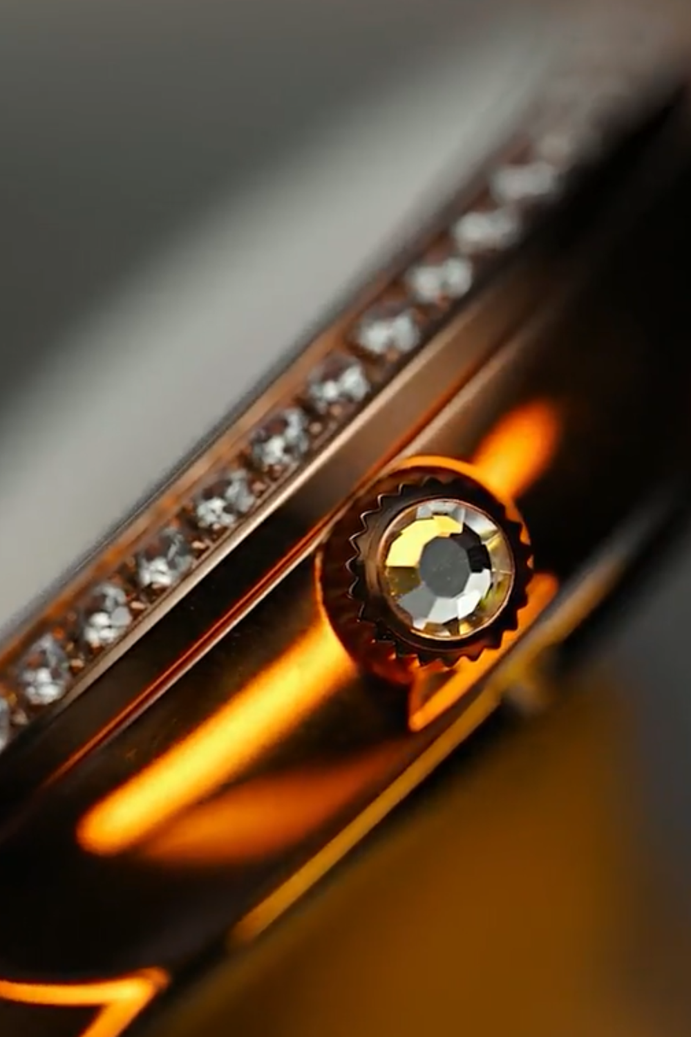 Royal Aura Diamond Dial Rose Gold Watch