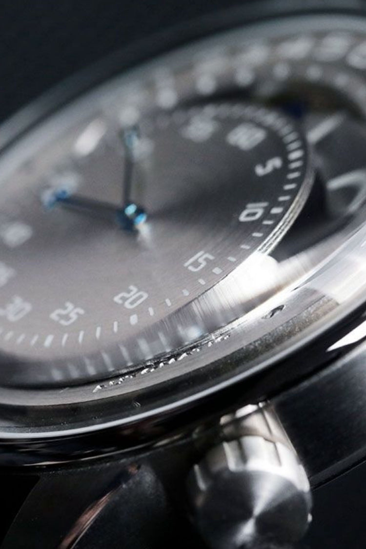 Retrograde Silver Hour Classic Mechanical Watch