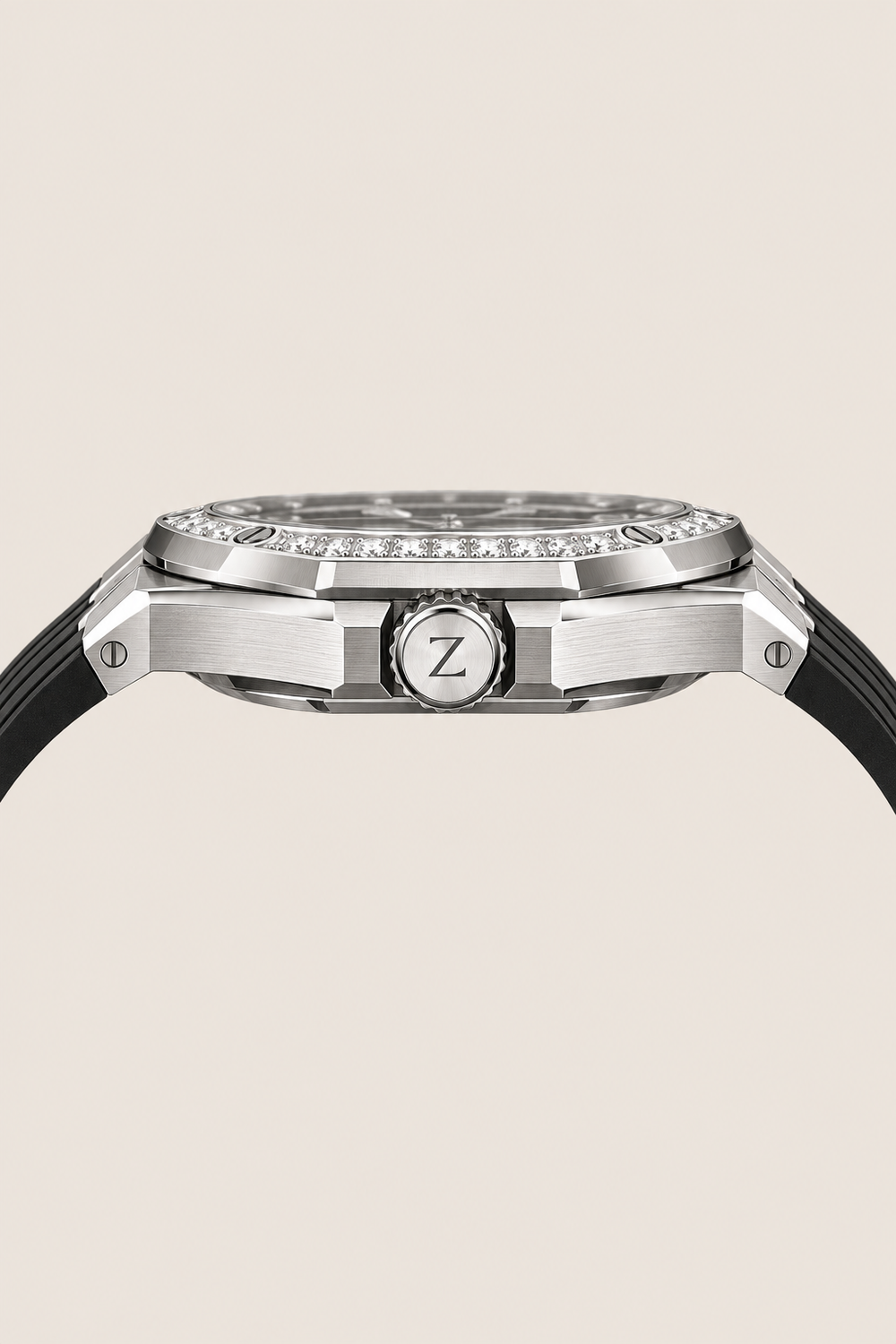 Silver Stardust Crystal Elegance Sapphire Watch