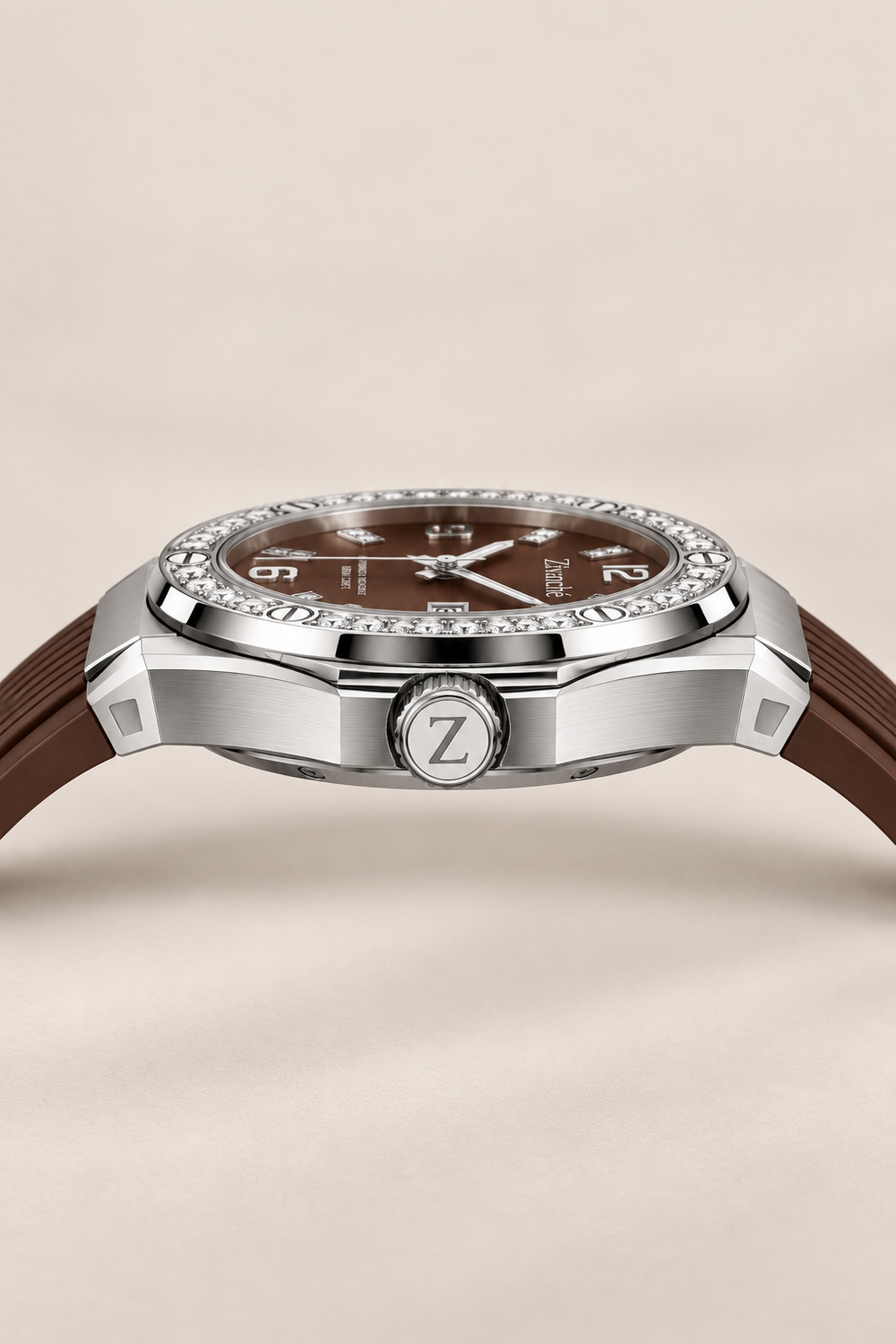 Silver Stardust Crystal Elegance Sapphire Watch