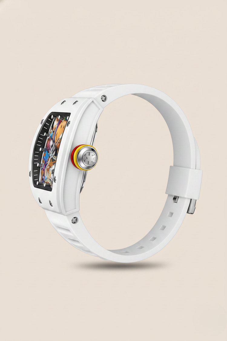 Smiley Creative Spectrum Silver Timepiece Watch