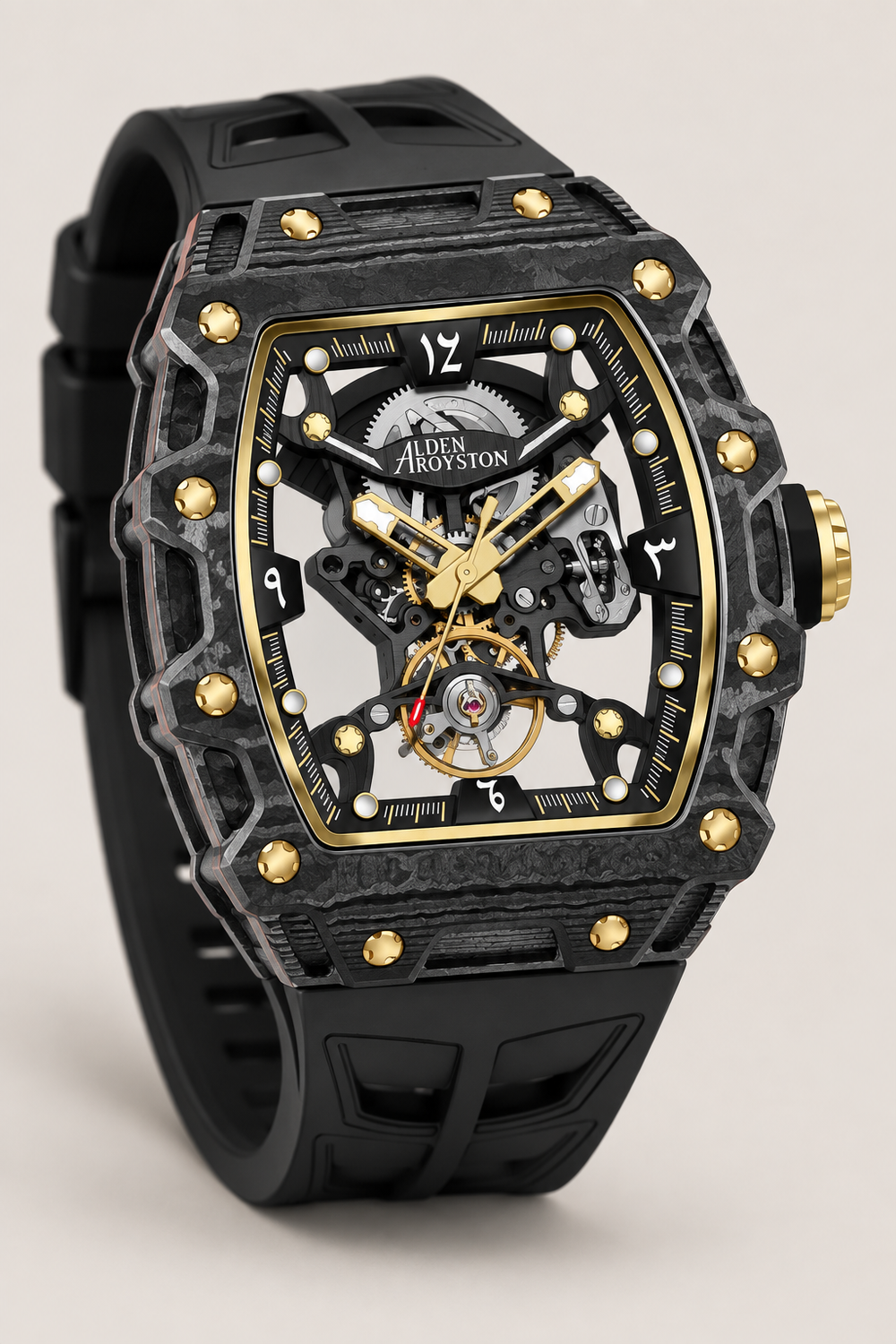 Sword Series Skeletonized Mechanical Watch
