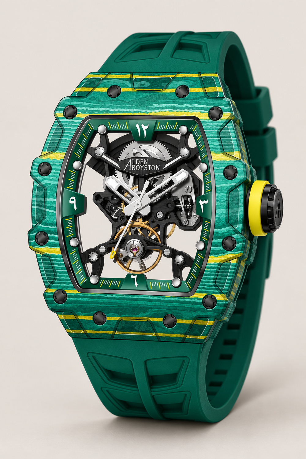 Sword Series Skeletonized Mechanical Watch