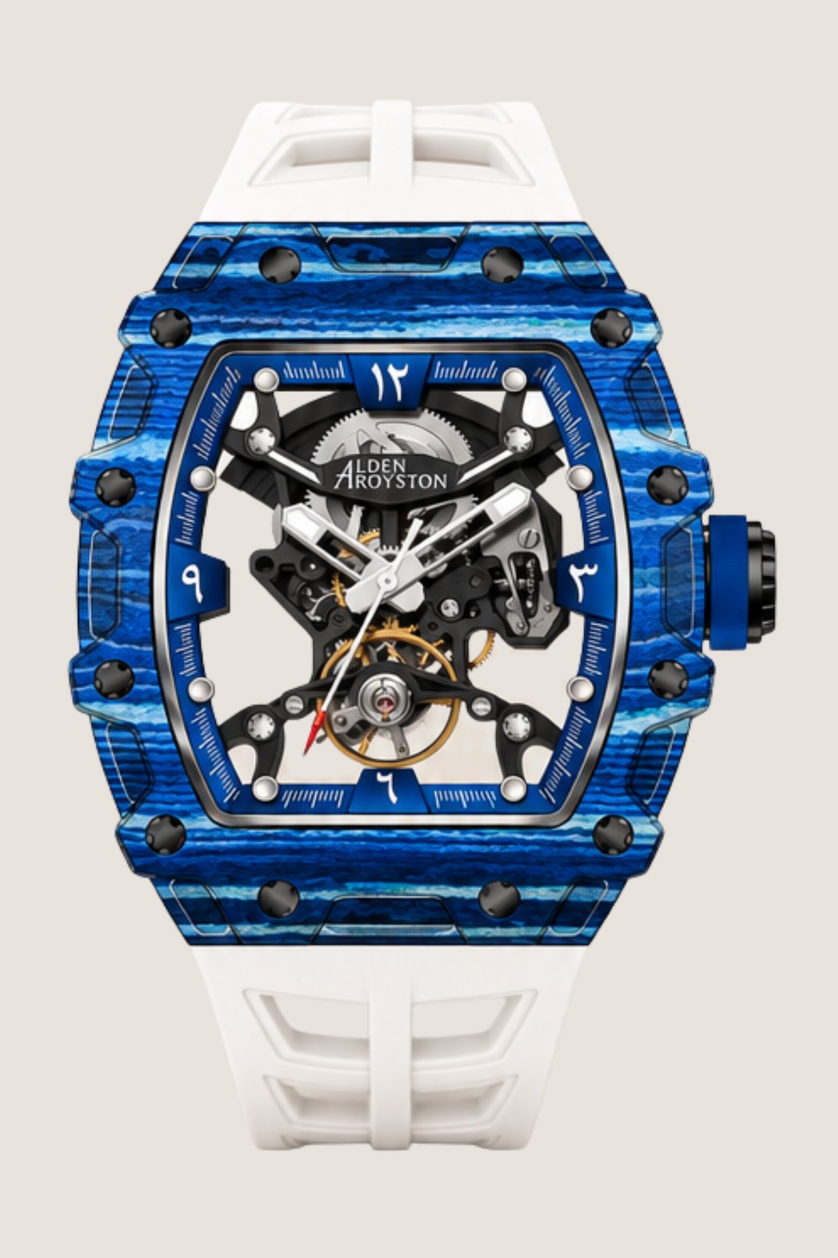 Sword Series Skeletonized Mechanical Watch