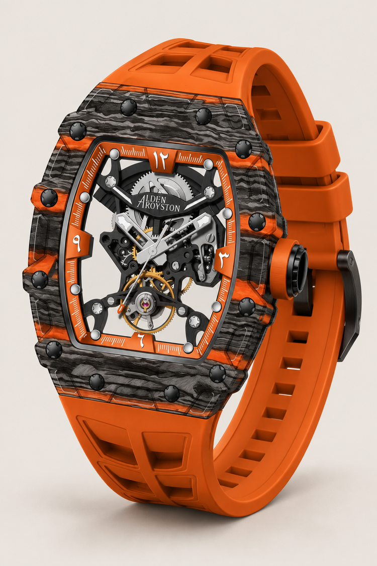 Sword Series Skeletonized Mechanical Watch