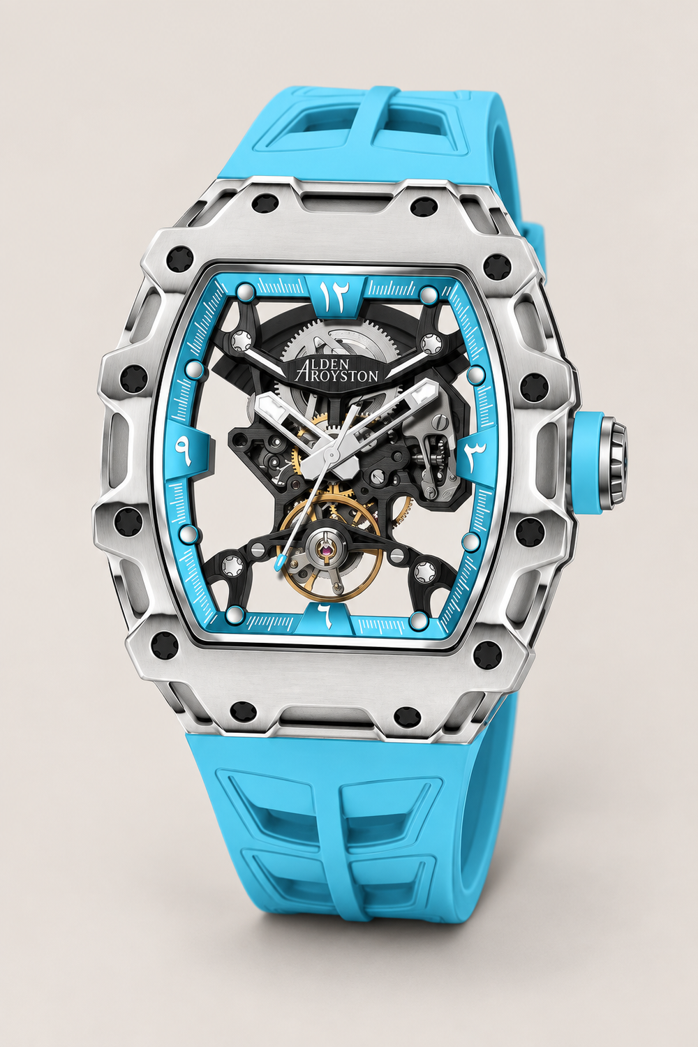 Sword Series Skeletonized Mechanical Watch