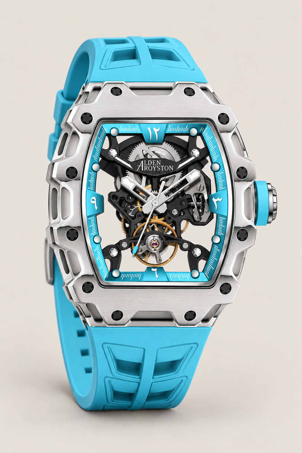 Sword Series Skeletonized Mechanical Watch