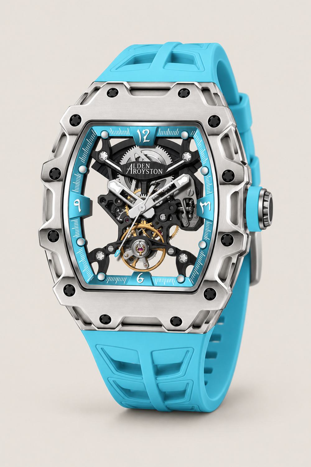 Sword Series Skeletonized Mechanical Watch
