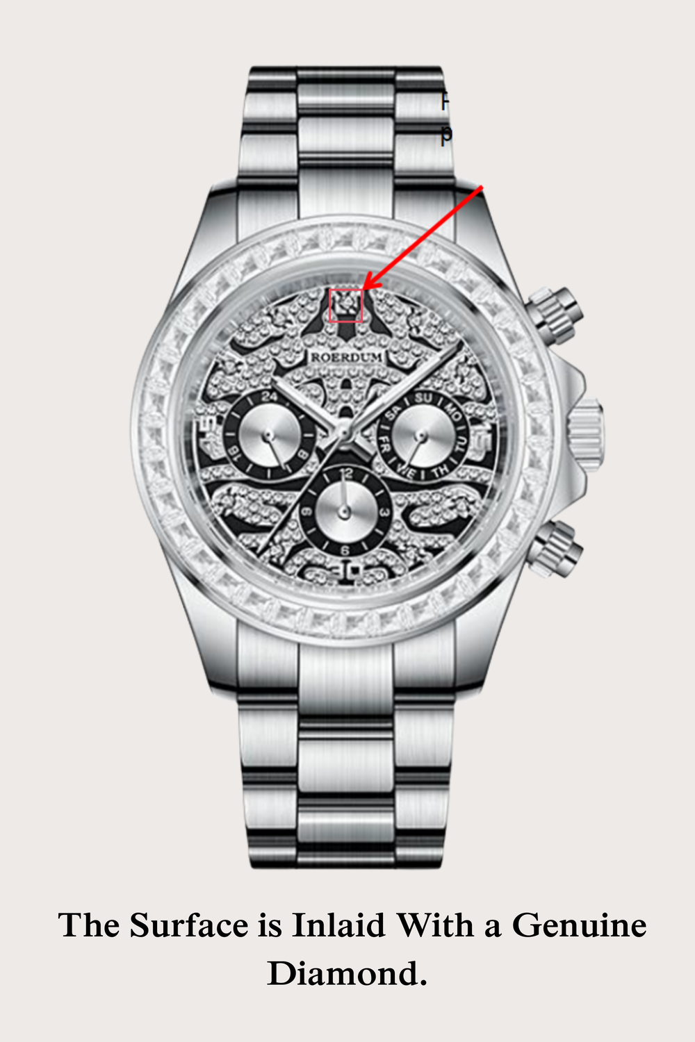 Tiger Daytona | Silver Fully Automatic Watch| A  Roerdum Edition - (ZIVROTGDTSLV0105)