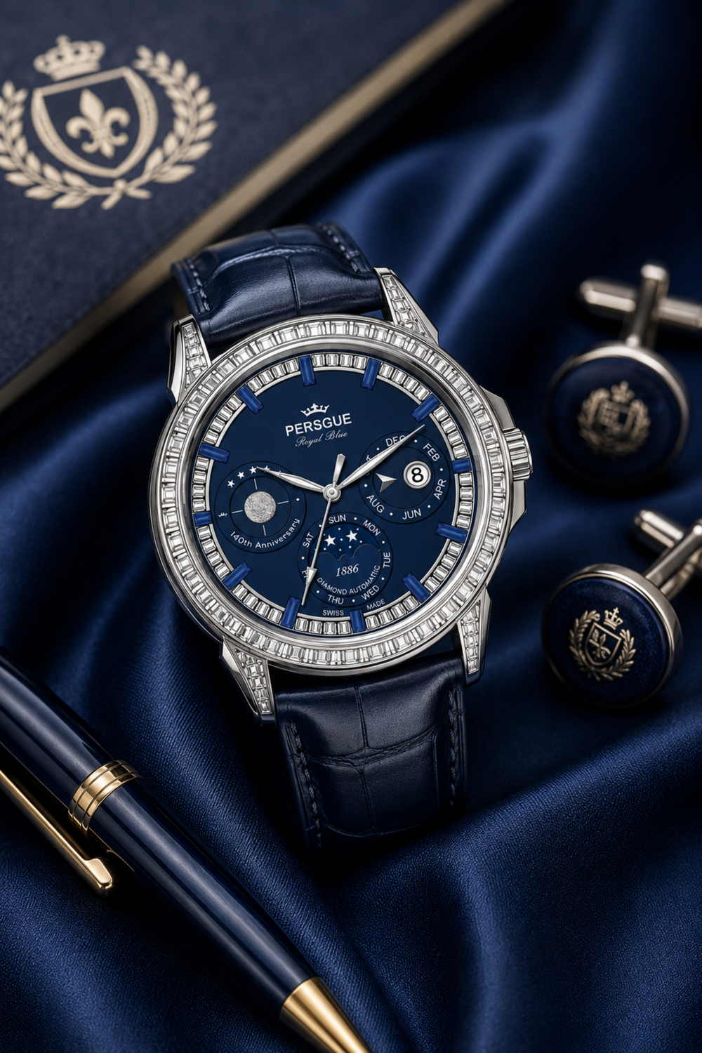 Titanic Moonphase Swiss Masterpiece Swiss Precision Watch