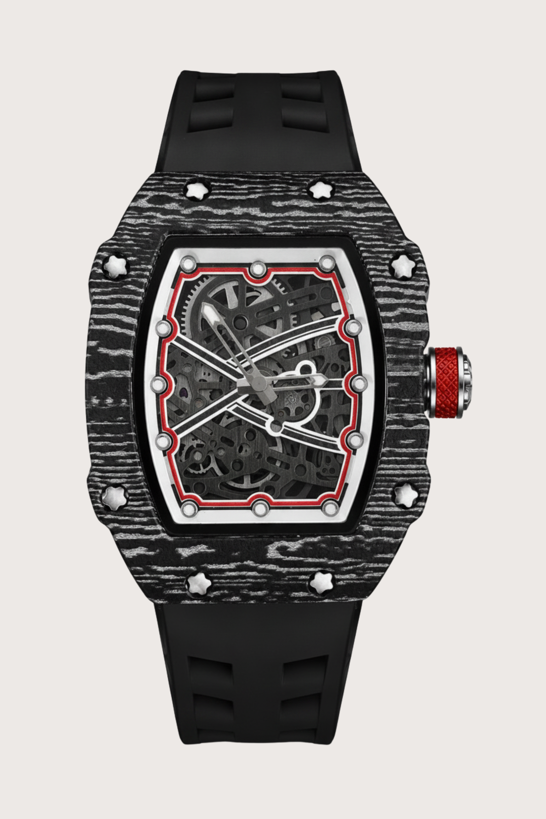 Titanium Black Skeleton Timepiece Watch | Zivanche Edition (44219691)