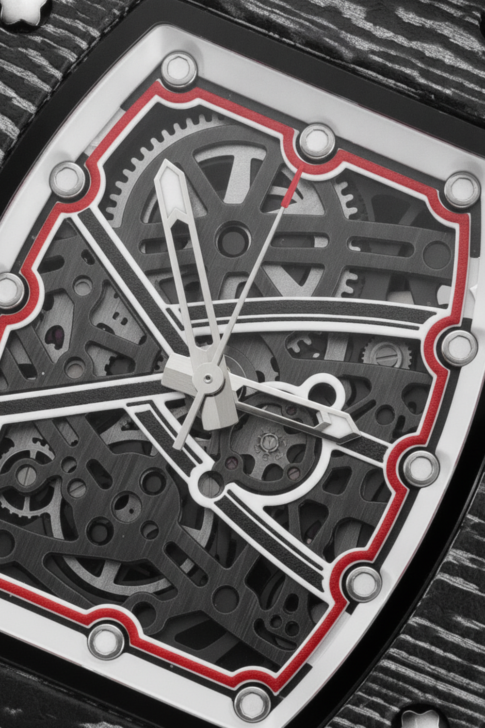 Titanium Black Skeleton Timepiece Watch | Zivanche Edition (44219691)