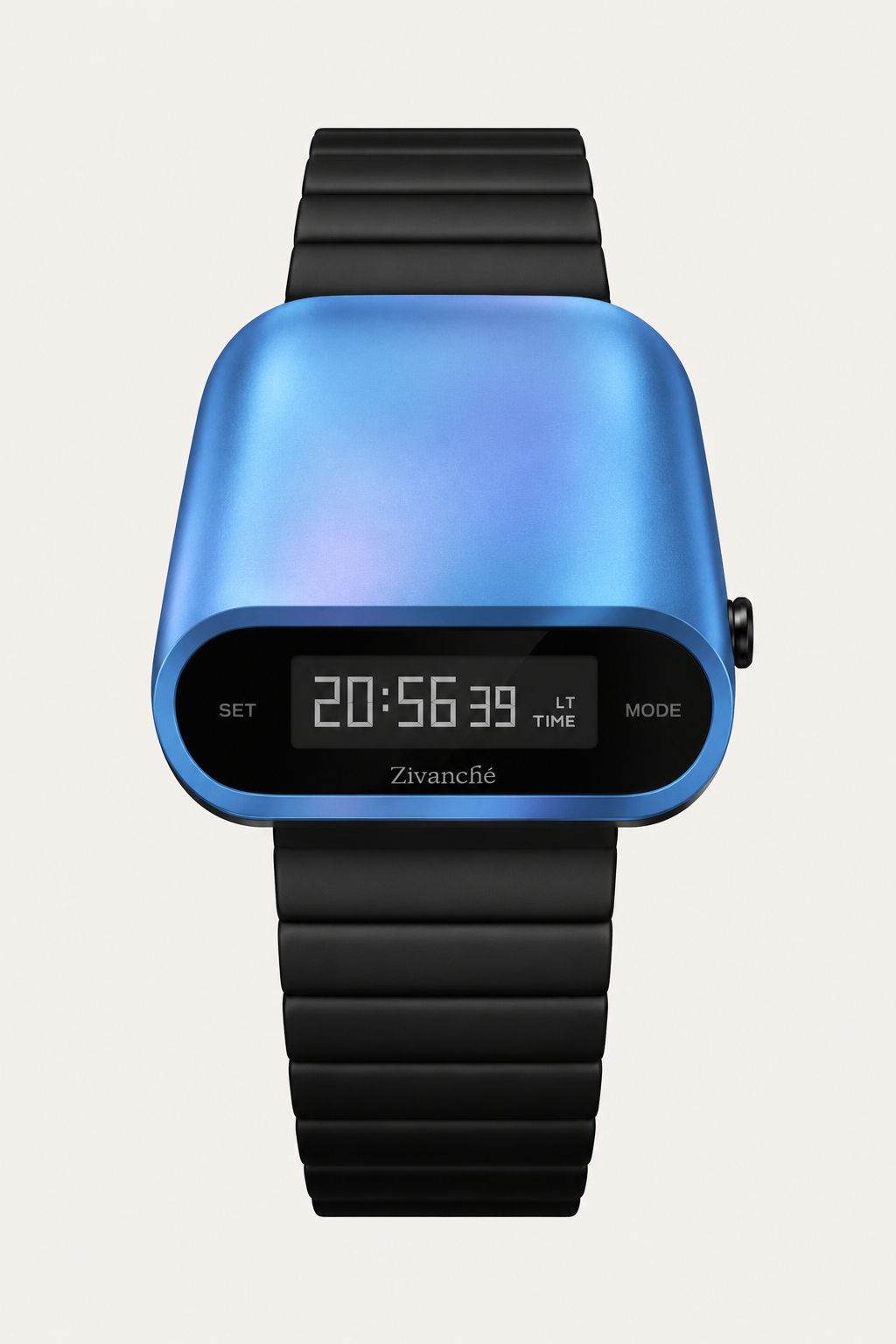 Titanium Blue | Black Blue Digital Watch