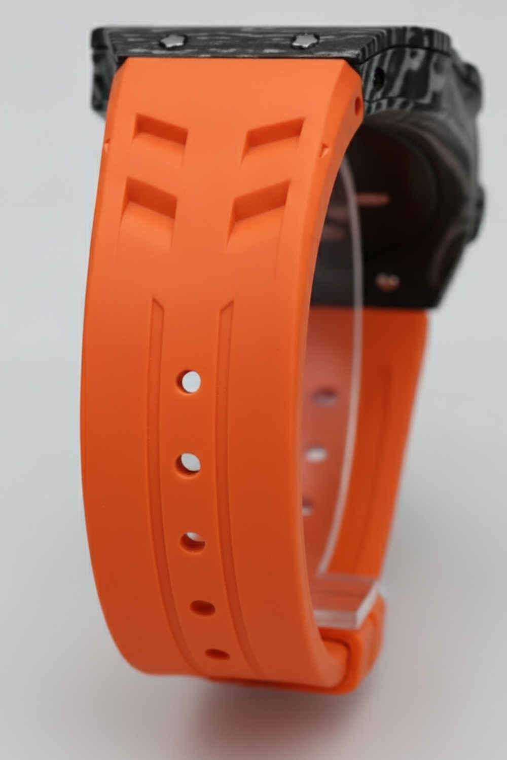 Titanium Orange Black Skeleton Timepiece Watch | Zivanche Edition (43413967)