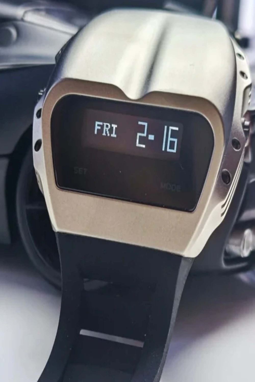Old Retro | Silver Black Digital Watch (39907752)