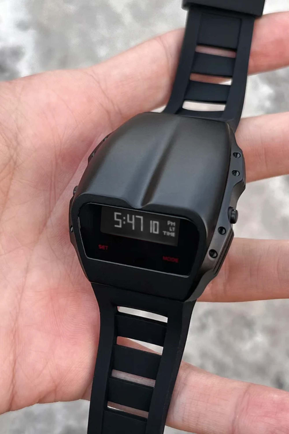 Luxe Rock | Black Digital Watch
