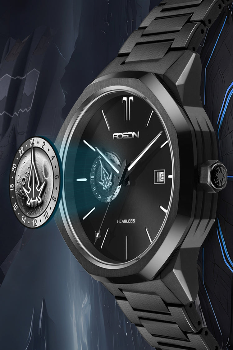 Zivanche Swiss | ROSDN G2217 Black Automatic Mechanical Watch