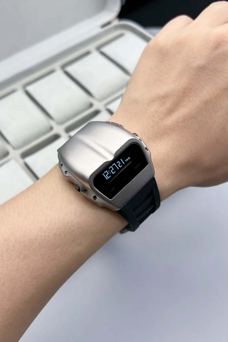 Old Retro | Silver Black Digital Watch (39907752)
