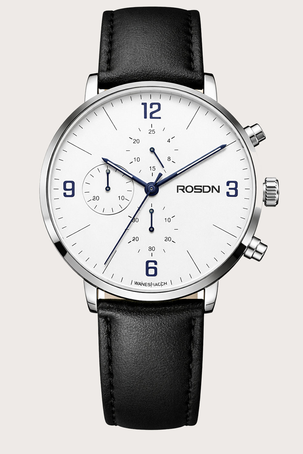 Heritage Timer | Black White Quartz Movement Watch