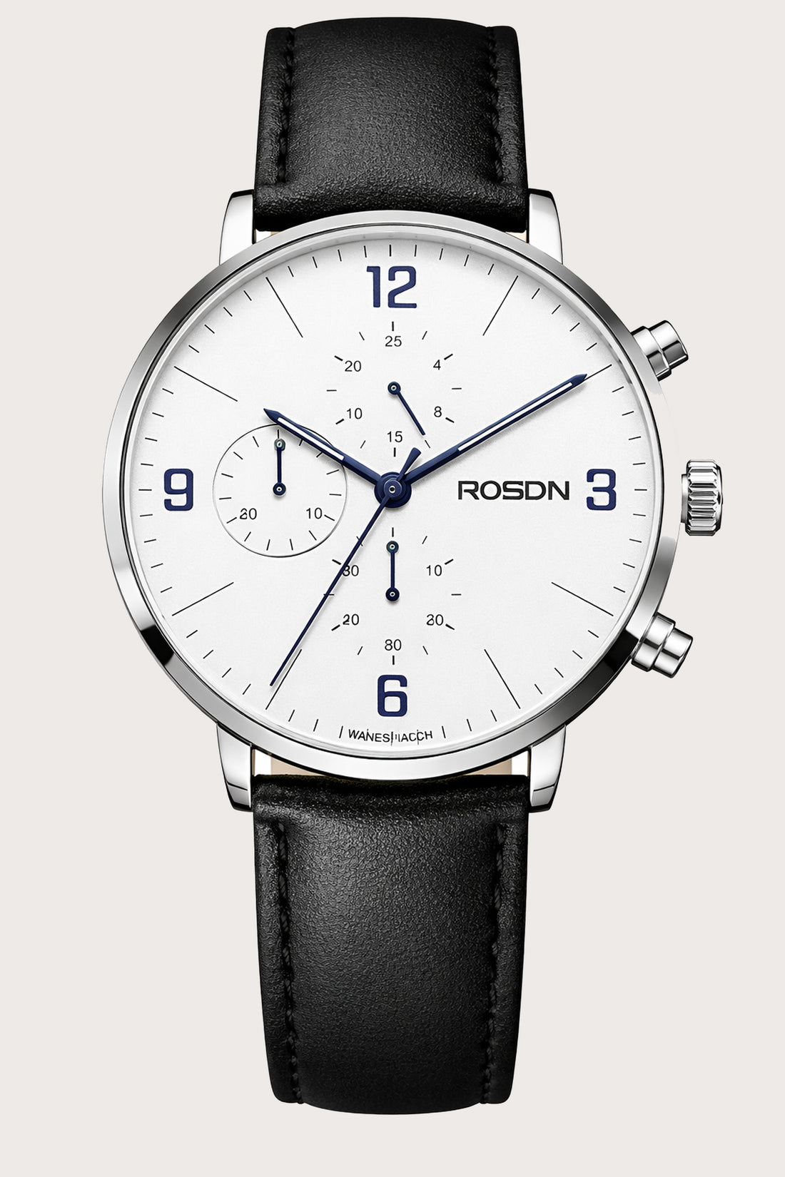 Heritage Timer | Black White Quartz Movement Watch