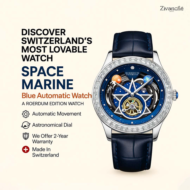 Space Marine | Blue Automatic Watch | A Roerdum Edition Watch - (43075146)