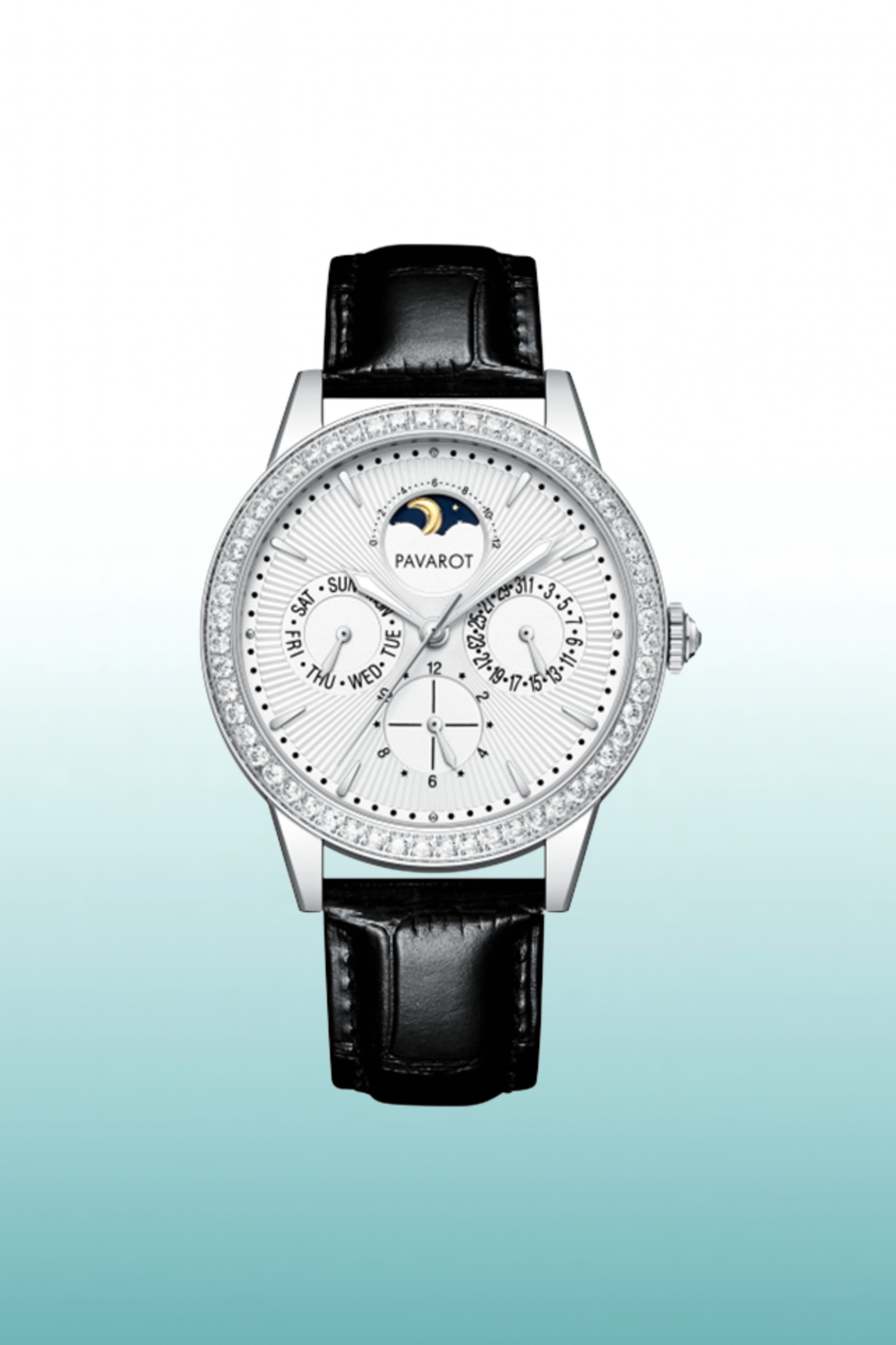 Royal Silver Moonphase Classic Watch