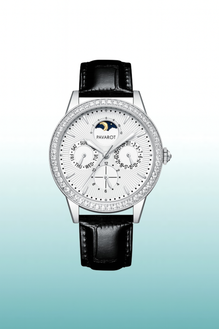 Royal Silver Moonphase Classic Watch