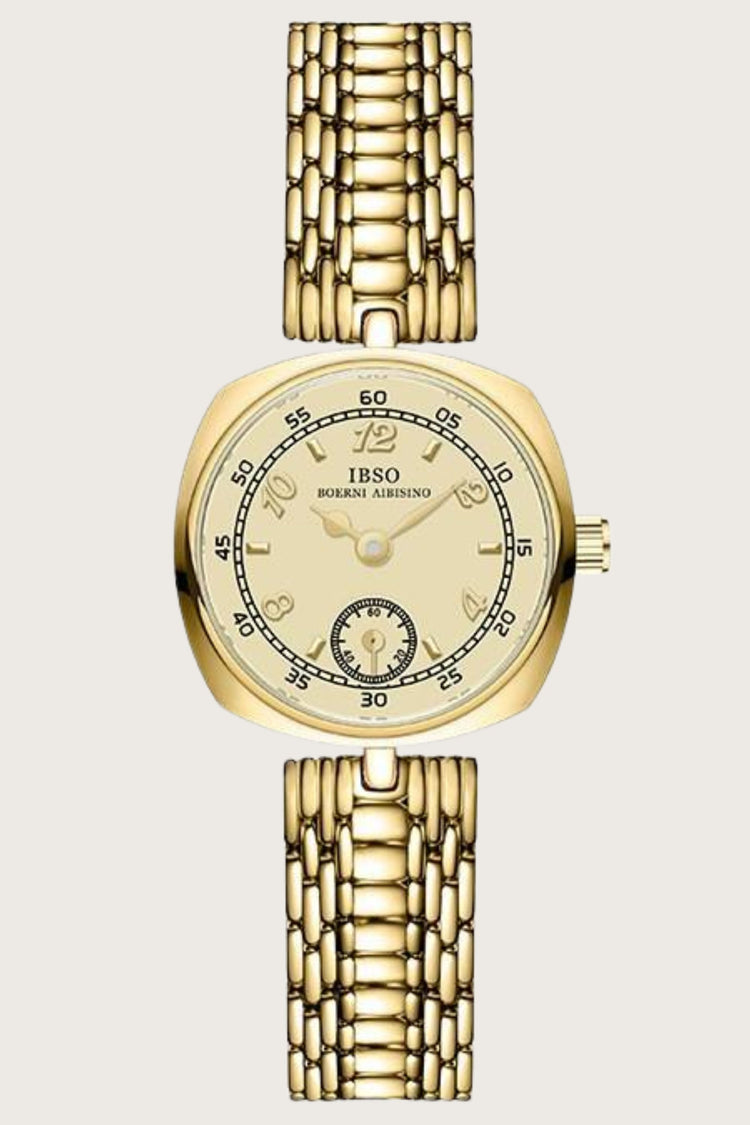 The Regent Aurum | Golden Cream Quartz Watch - (ZIVRORGAUGLDCR0104)