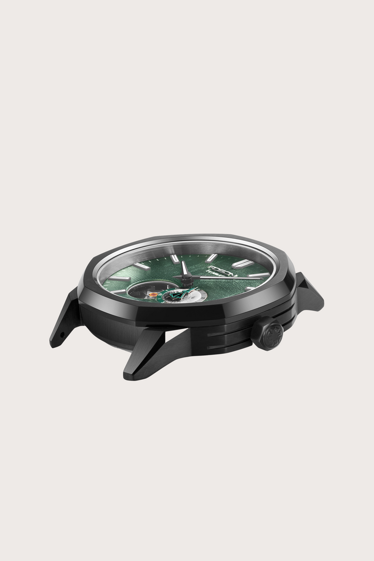 Zivanche Swiss | ROSDN G2218 Silver Black Automatic Mechanical Watch